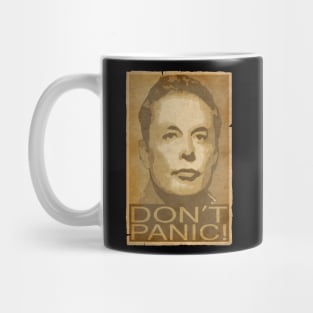 Elon Musk Musk Dont Panic Mug